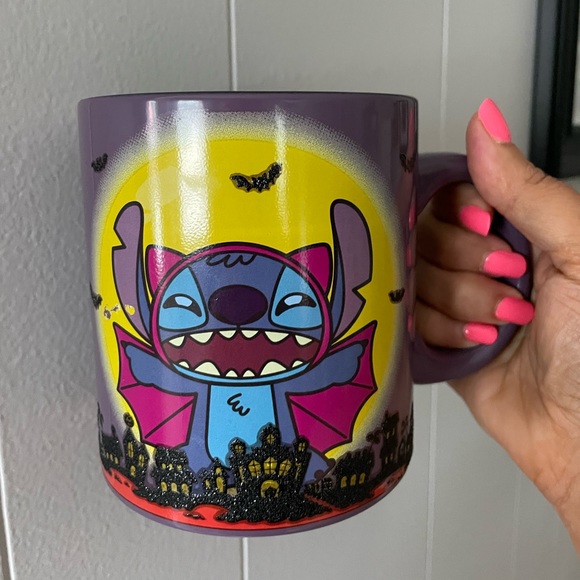 NEW Disney Lilo and Stitch Vampire Halloween Coffee Mug - Picture 1 of 6